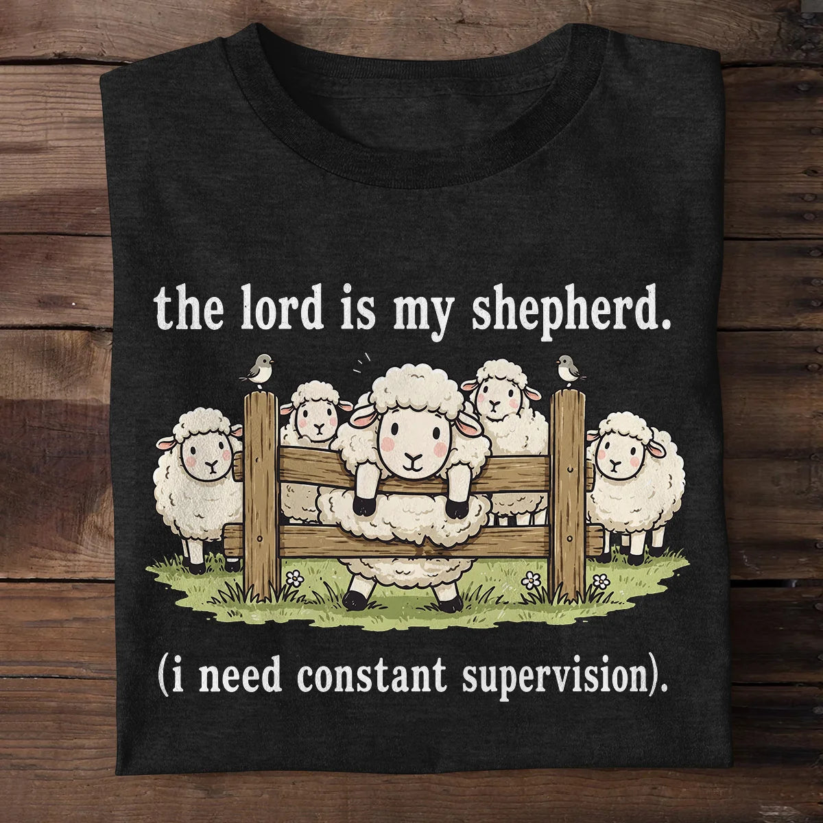 The Lord Is My Shepherd, Gift For Loved One | Personalized 2D Unisex T-shirt