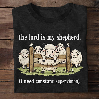 The Lord Is My Shepherd, Gift For Loved One | Personalized 2D Unisex T-shirt