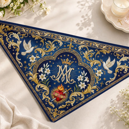 Mary Queen Of Heaven Bandana, Gift For Women | Shawl Wrap