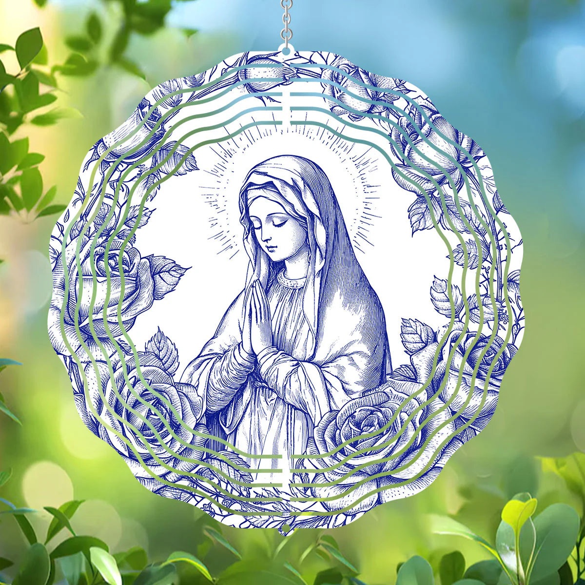 Immaculate Devotion Toile Art - Wind Spinners