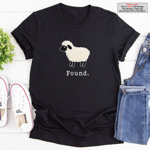 Christian Psalm 23 Lamb, Christian Gift | 2D Unisex T-shirt