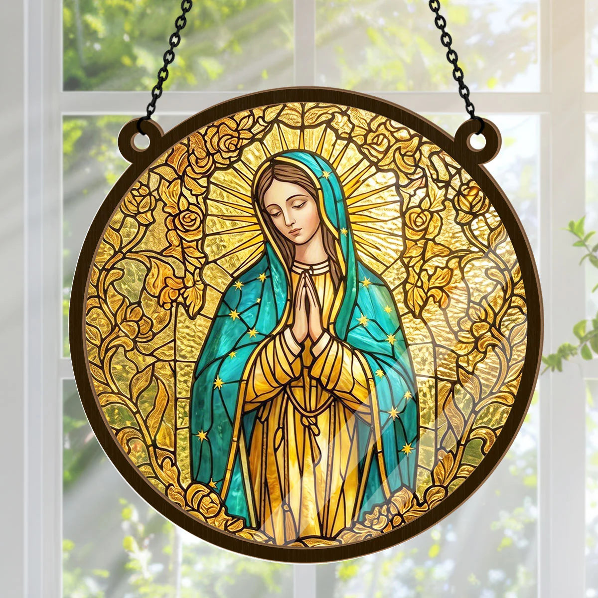 Sacred Virgin Mary - Window Hanging Suncatcher