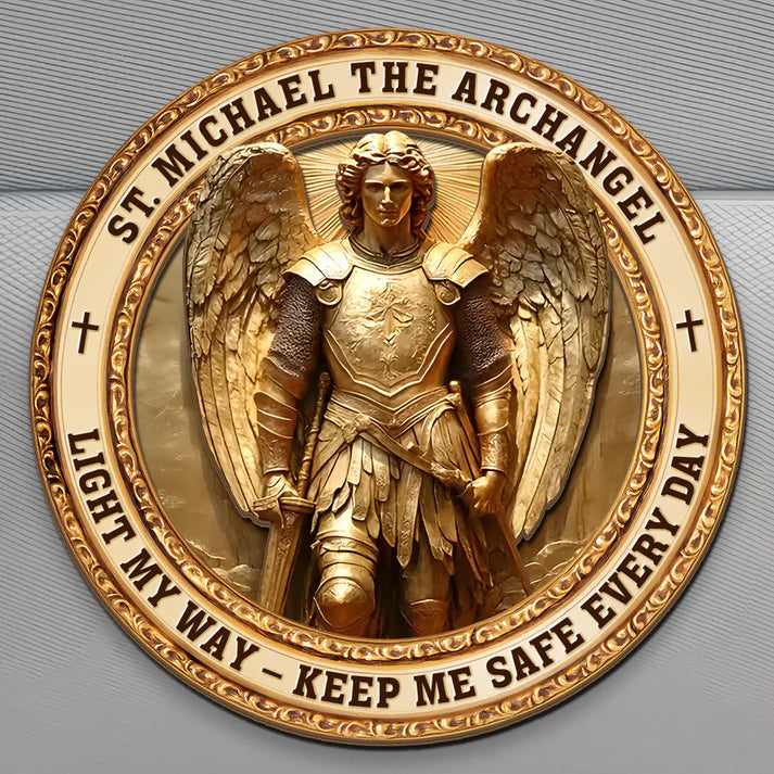 Archangel Michael Heaven’s Guardian - Car Visor Clip
