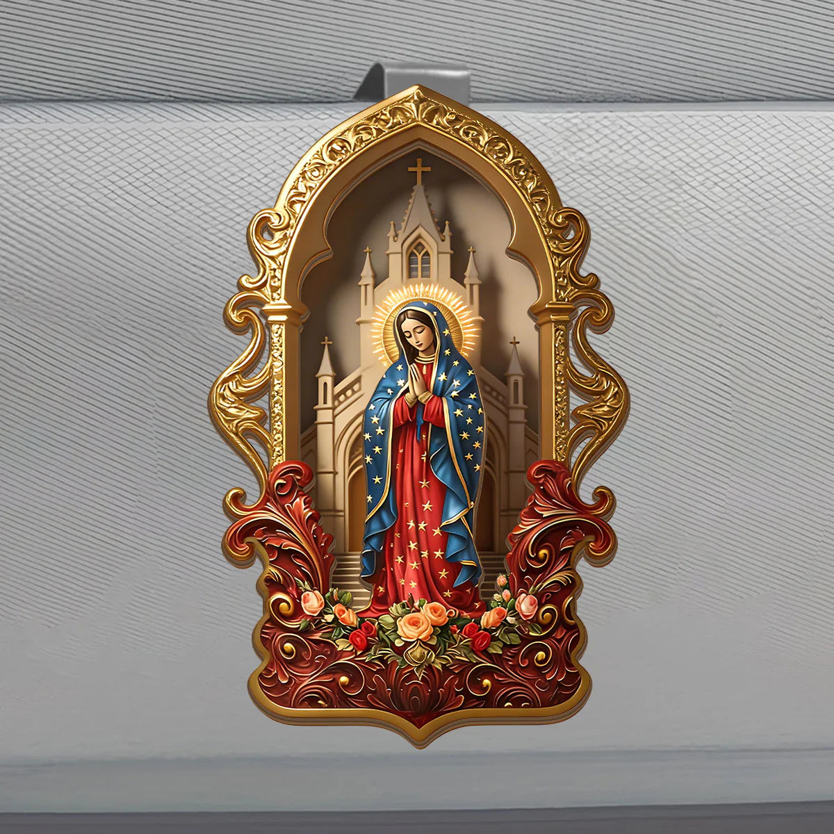 Our Lady Of Guadalupe - Car Visor Clip