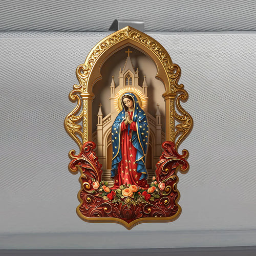 Our Lady Of Guadalupe - Car Visor Clip