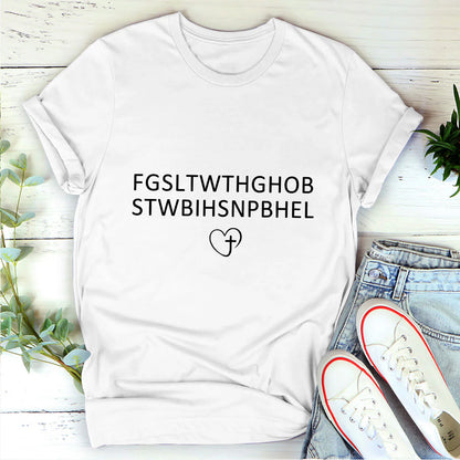 For God So Loved The World | Personalized 2D Unisex T-shirt