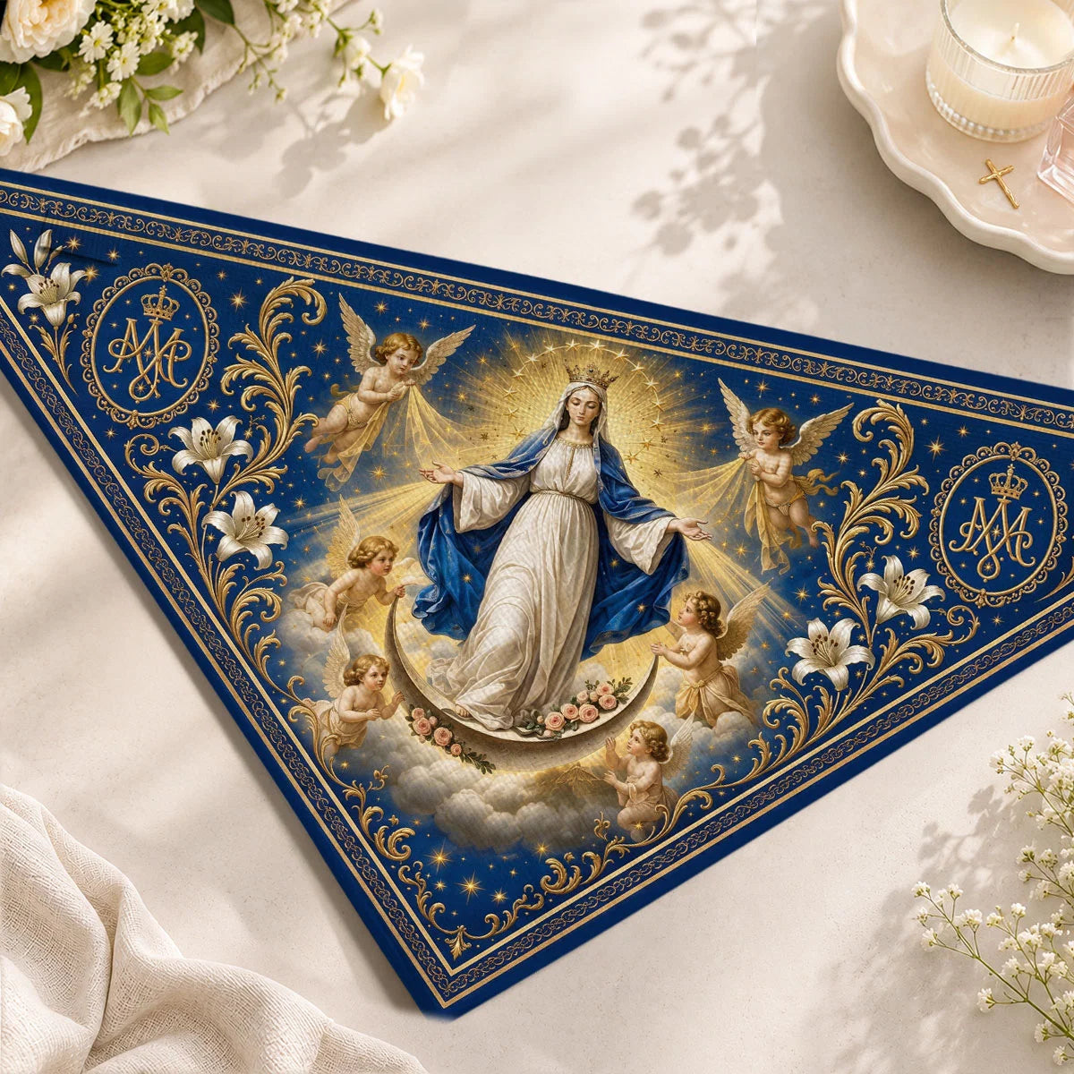 Queen Of Heaven Marian, Gift For Women | Shawl Wrap
