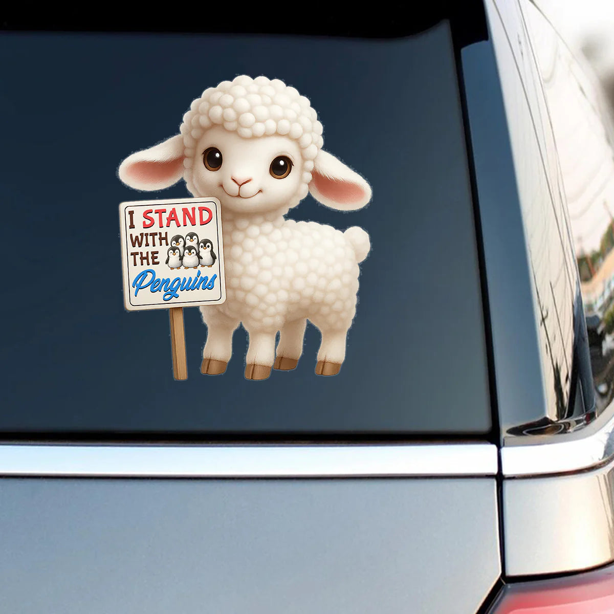 I Stand With The Penguins - Sticker