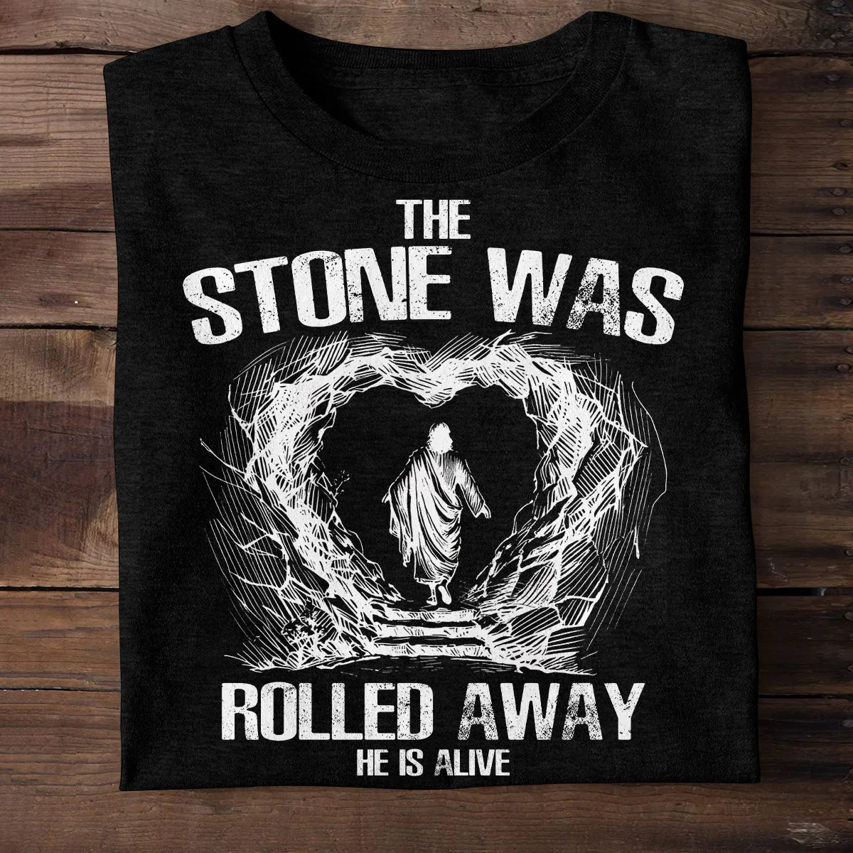 The Stone Was Rolled Away | 2D Unisex T-shirt
