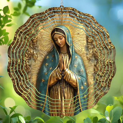 Vintage Style Virgin Mary - Wind Spinners