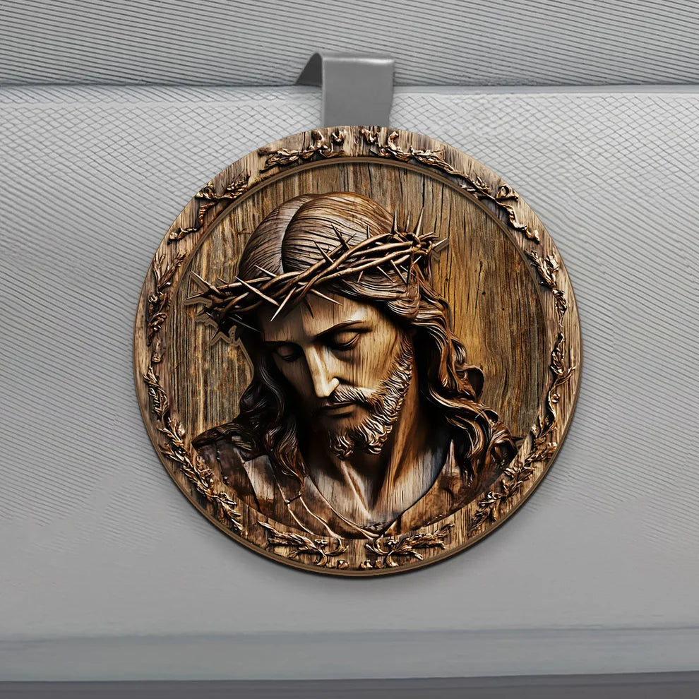 The Holy Sacrifice Of Our Savior - Car Visor Clip