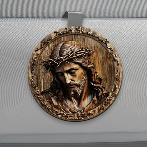 The Holy Sacrifice Of Our Savior - Car Visor Clip