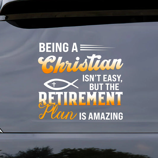 Retirement Plan Is Amazing - Sticker