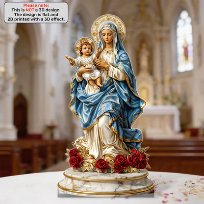 Radiance Of Mercy - Custom Shaped Acrylic Plaque