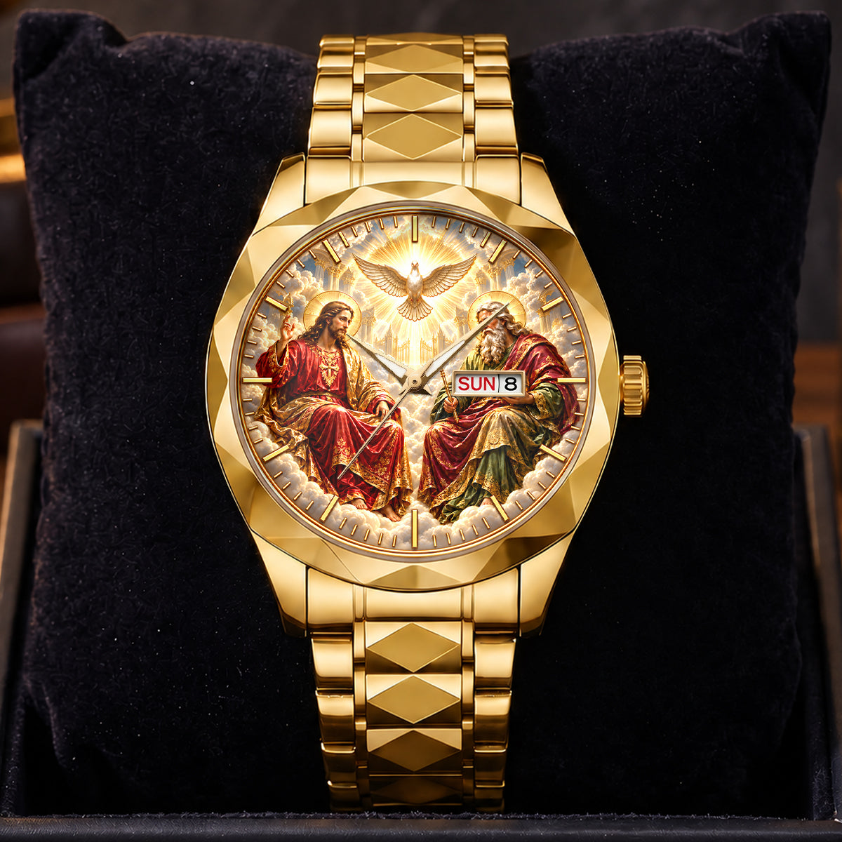 Divine Glory Of The Holy Trinity, Gift For Men - Men's Wrist Watch