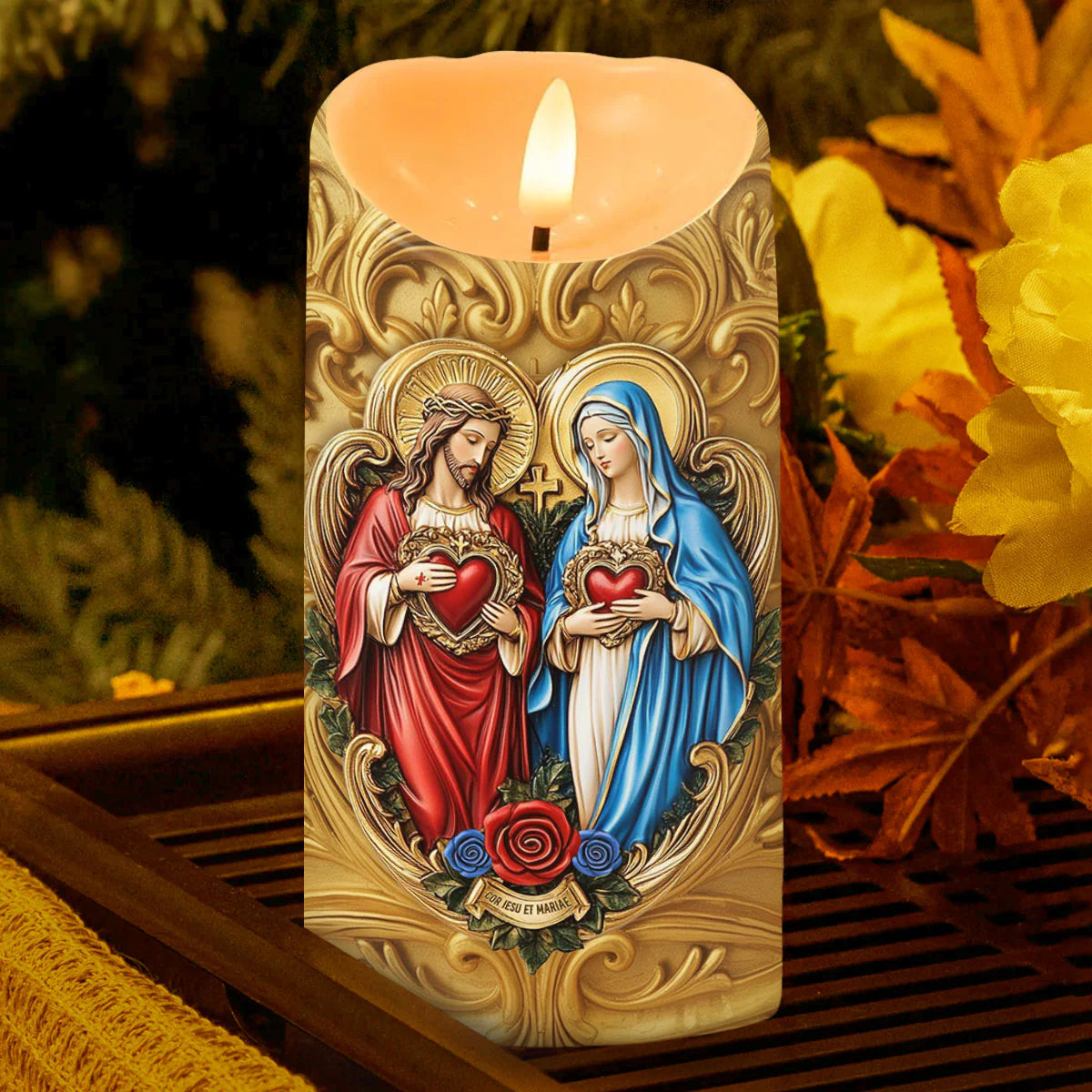 Eternal Hearts Of Heaven - Flameless LED Candle