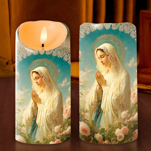 Our Lady Of Grace - Flameless LED Candle