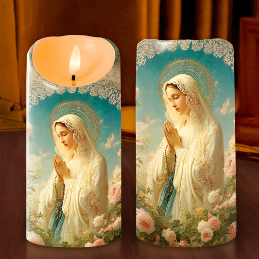 Our Lady Of Grace - Flameless LED Candle