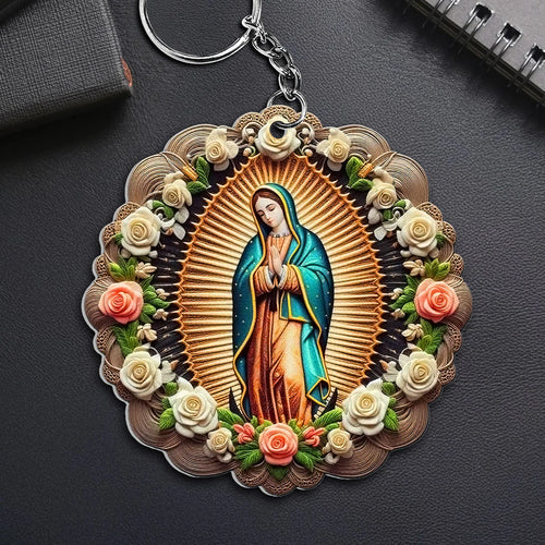 The Virgin Mary Retro Style - Acrylic Keychain