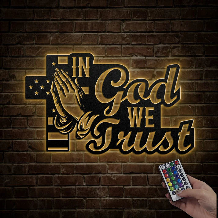 In God We Trust - Metal Wall Art Sign