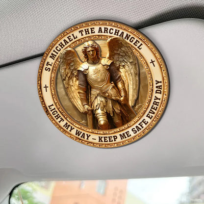 Archangel Michael Heaven’s Guardian - Car Visor Clip