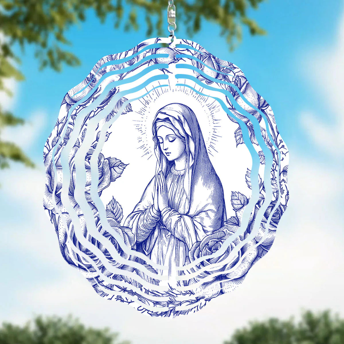 Immaculate Devotion Toile Art - Wind Spinners