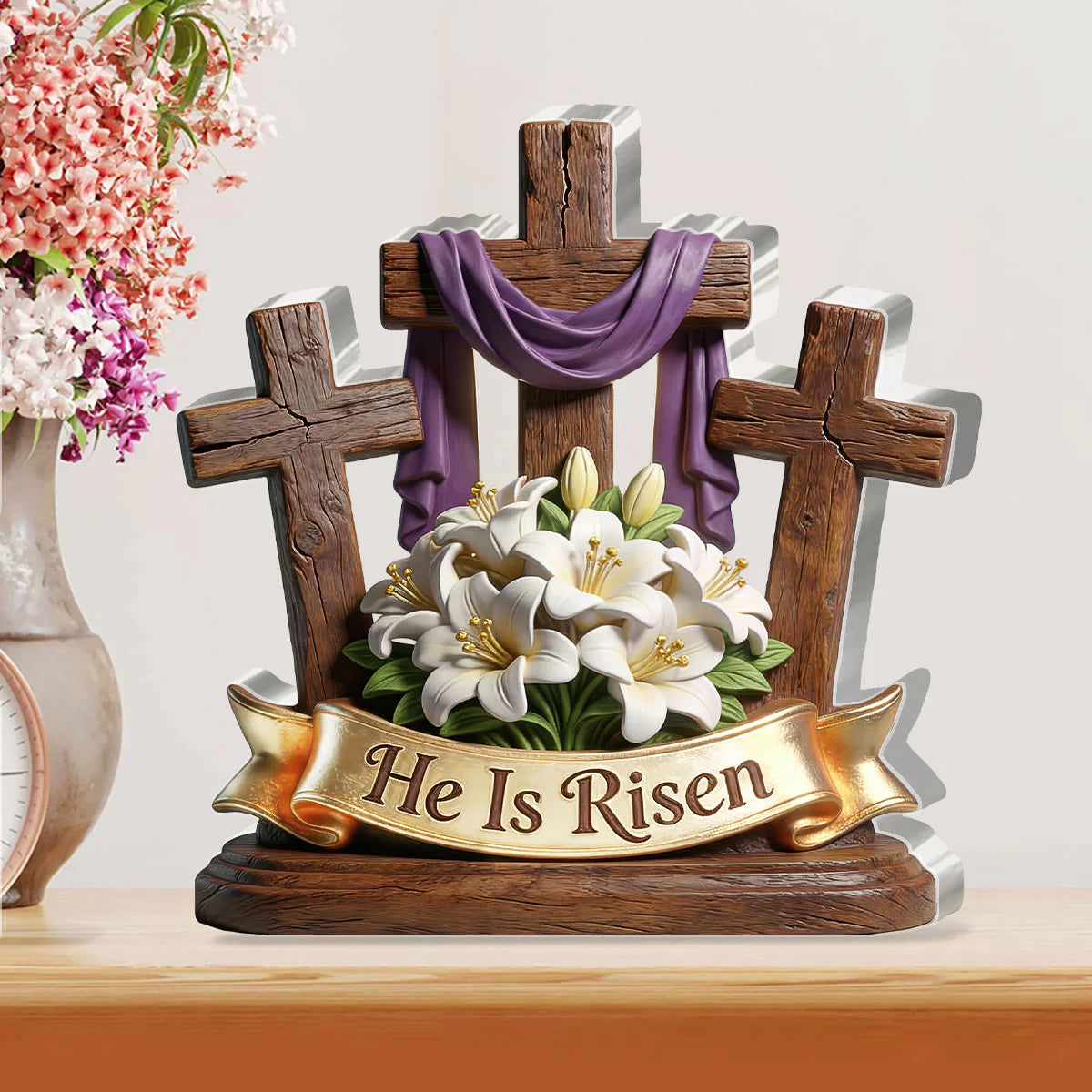 Victory Of The Risen King | Custom Shaped Acrylic Plaque