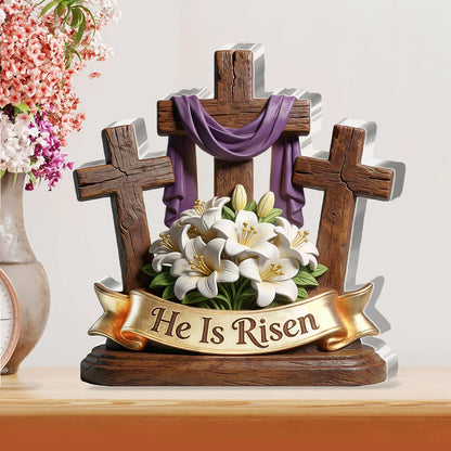 Victory Of The Risen King | Custom Shaped Acrylic Plaque