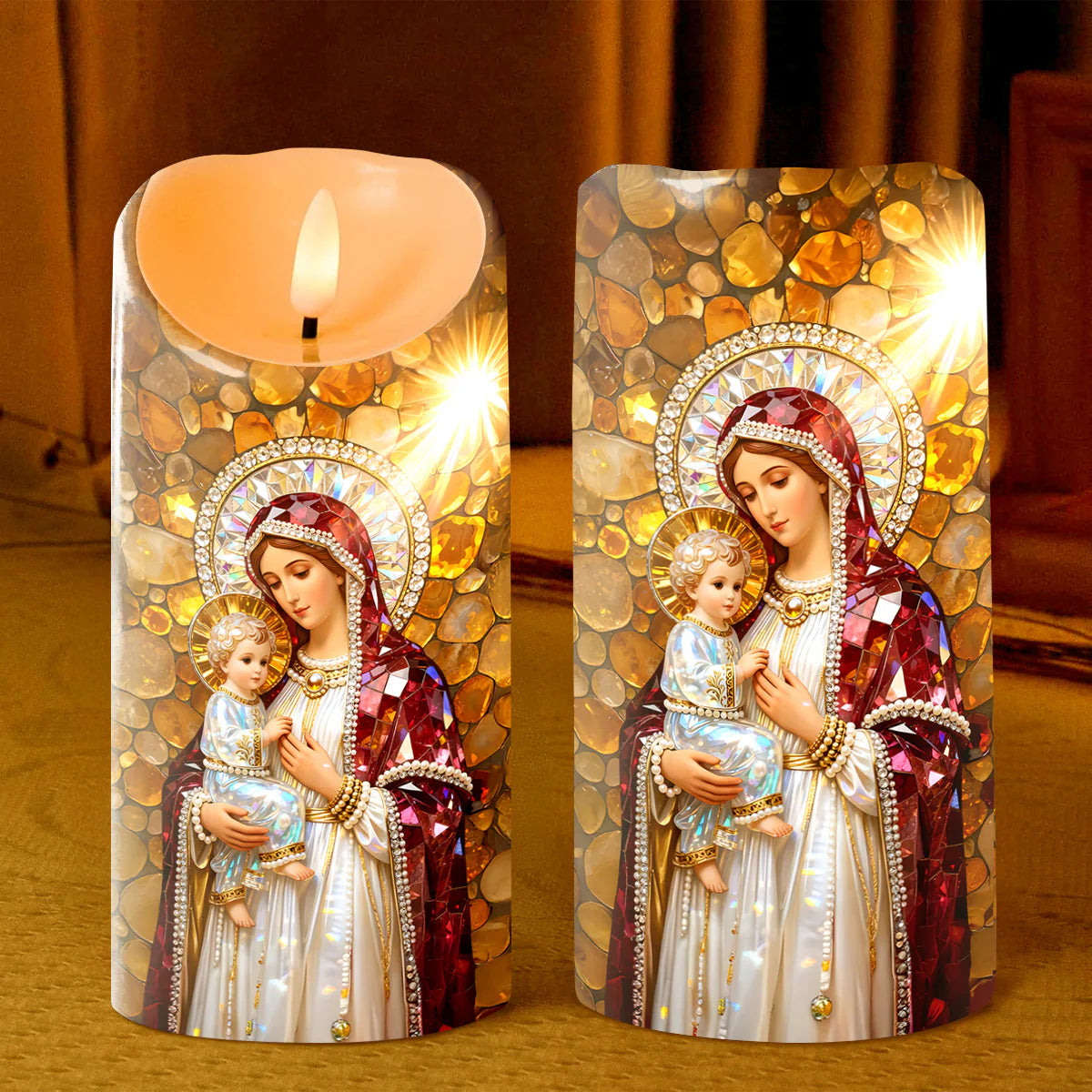 Heavenly Madonna - Flameless LED Candle