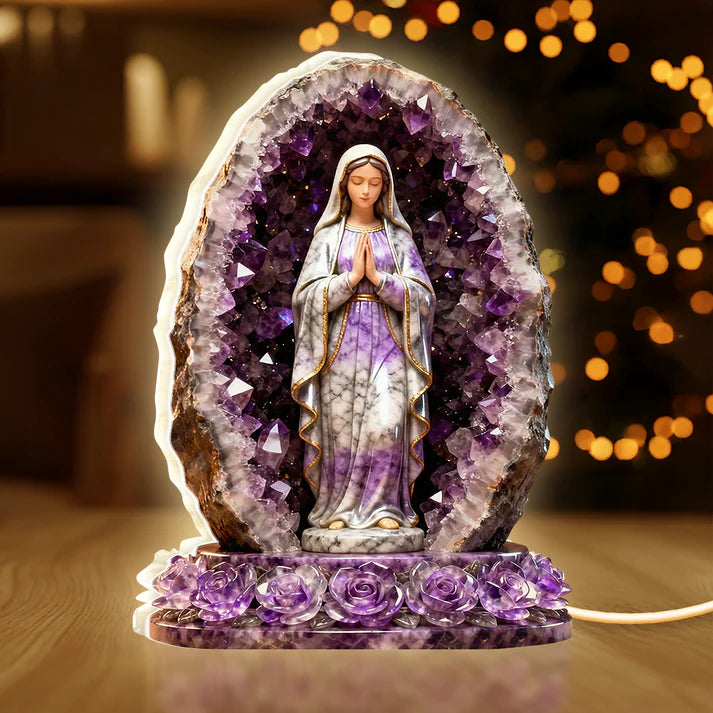 Our Lady of Amethyst Grace - Light Box