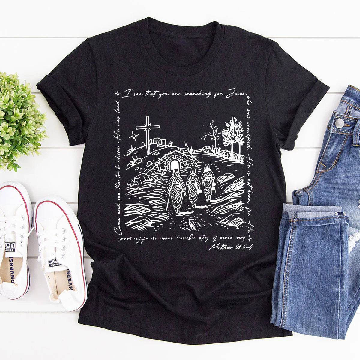 He Is Risen | 2D Unisex T-shirt