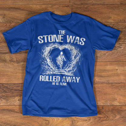 The Stone Was Rolled Away | 2D Unisex T-shirt
