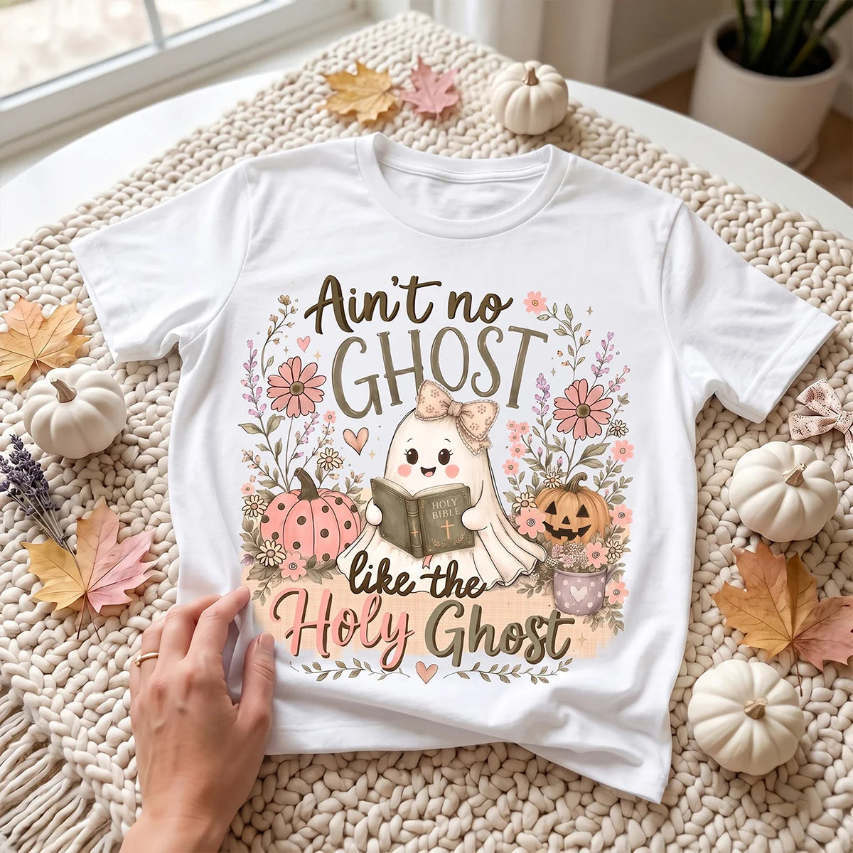 Ain't No Ghost Like The Holy Ghost, Gift For Faith Lover | 2D Unisex T-shirt