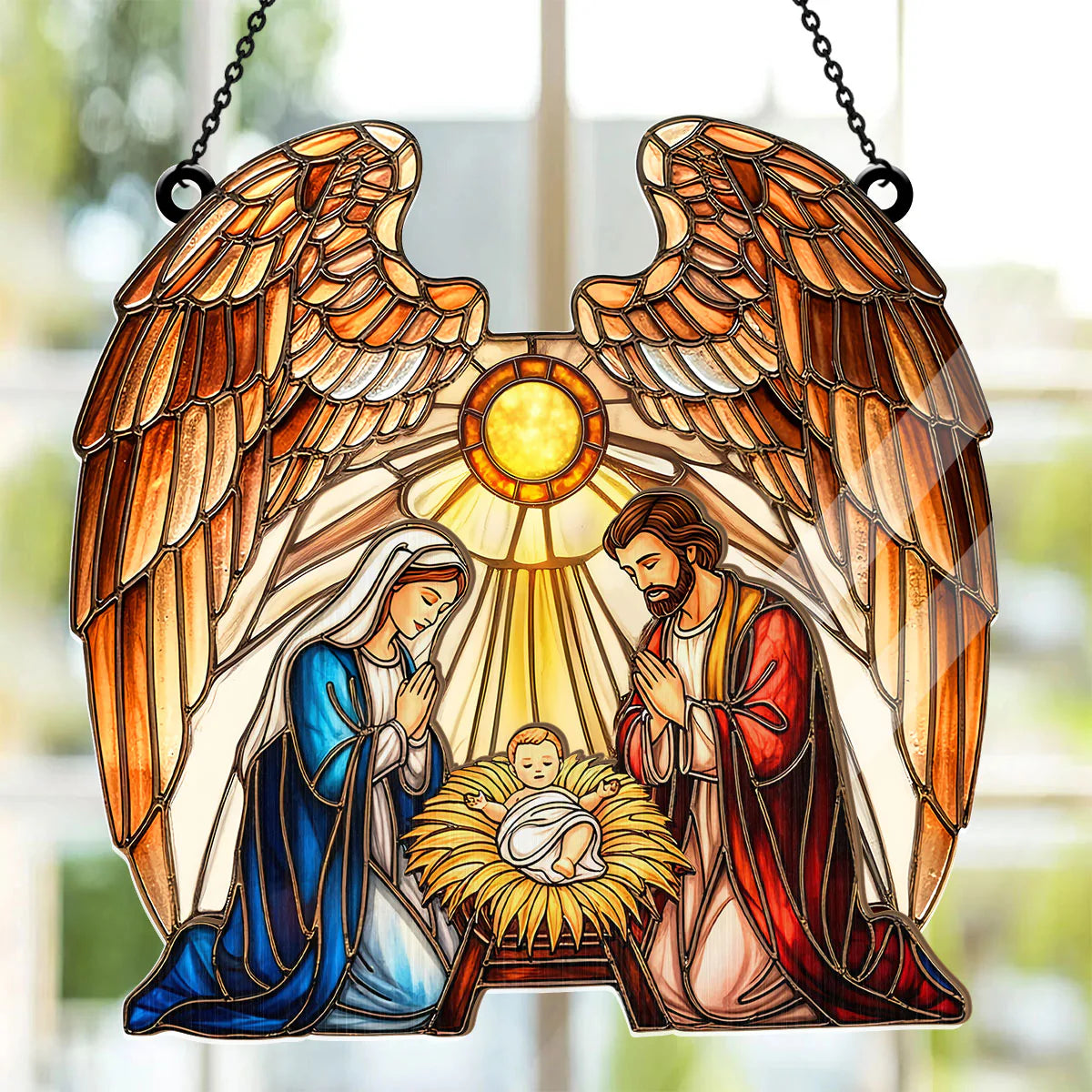Holy Family - Window Hanging Suncatcher