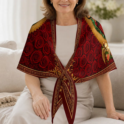 Our Lady Of Guadalupe Rose Devotio, Gift For Women | Shawl Wrap