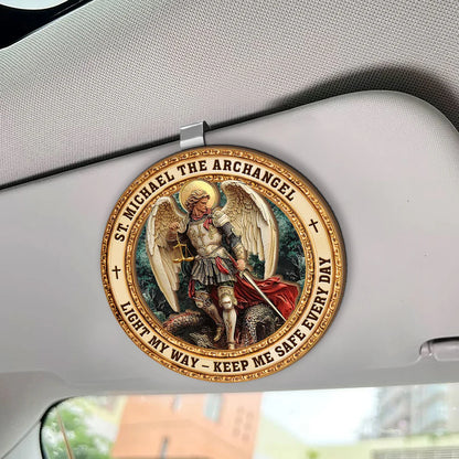 The Scales Of Judgment - Car Visor Clip