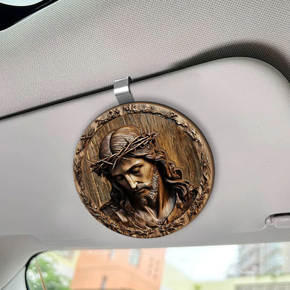 The Holy Sacrifice Of Our Savior - Car Visor Clip