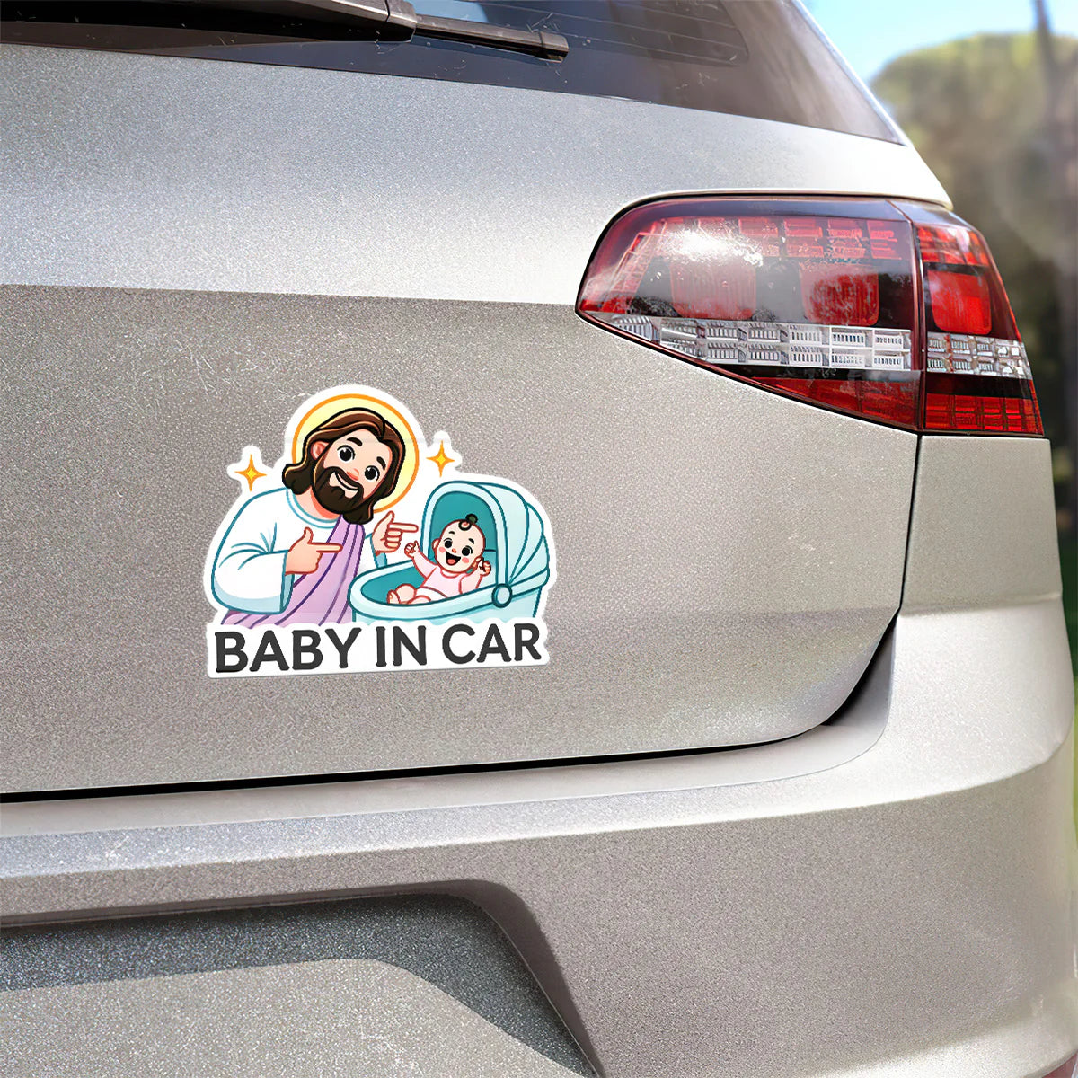 Baby In Car - Sticker
