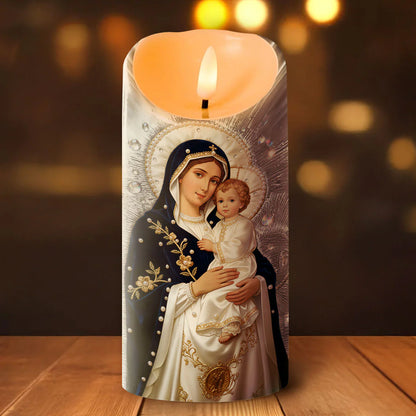Our Lady Of Divine Light - Flameless LED Candle