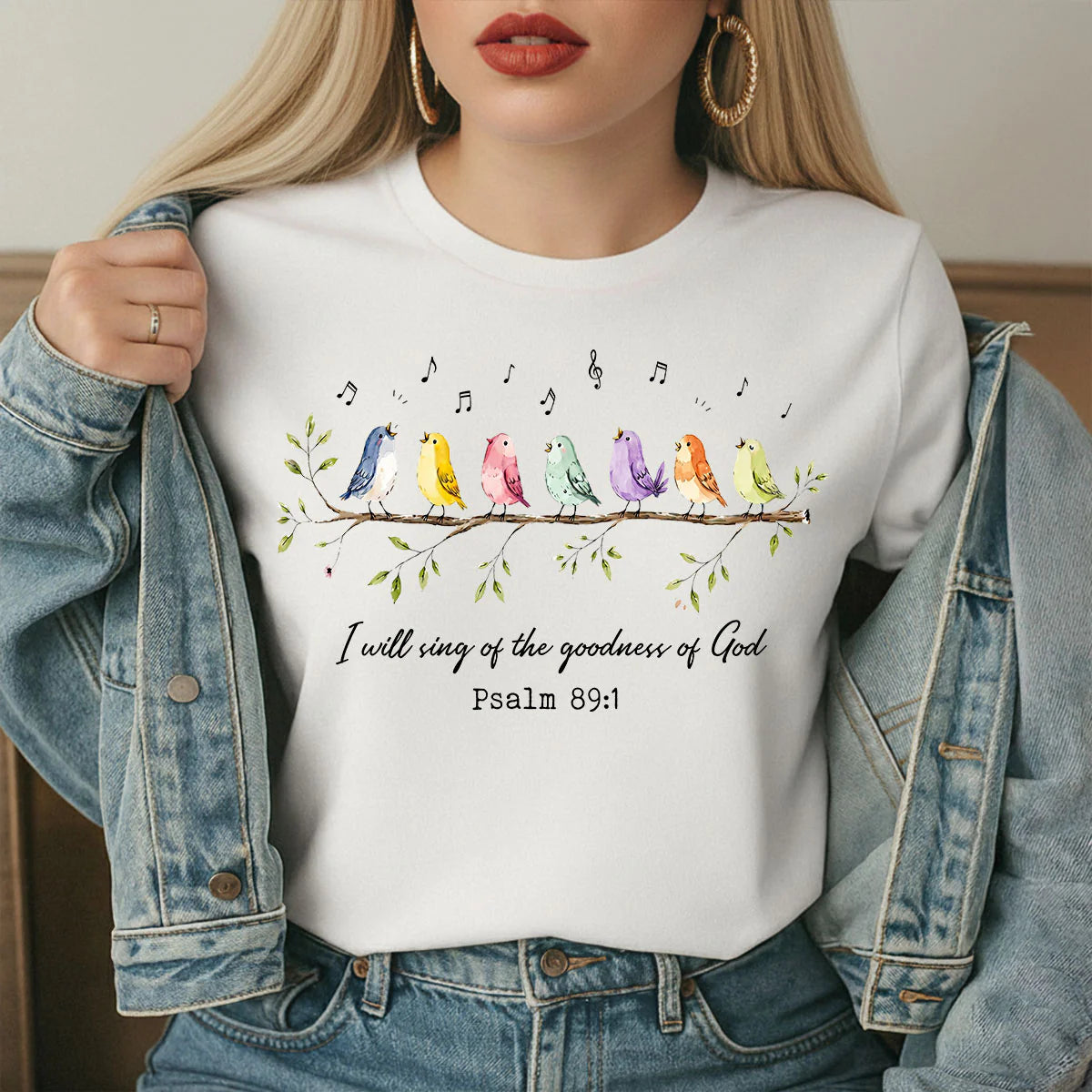 I Will Sing Of The Goodness Of God, Christian Gift | 2D Unisex T-shirt