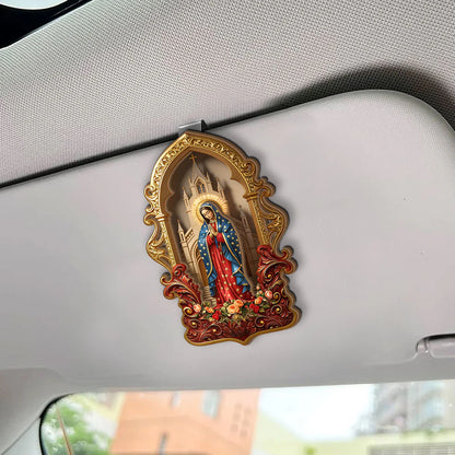 Our Lady Of Guadalupe - Car Visor Clip