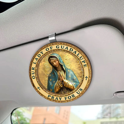 Mary My Guiding Light - Car Visor Clip