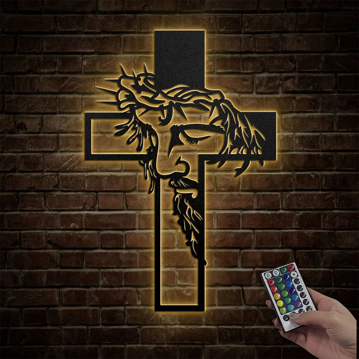JESUS - Metal Wall Art Sign