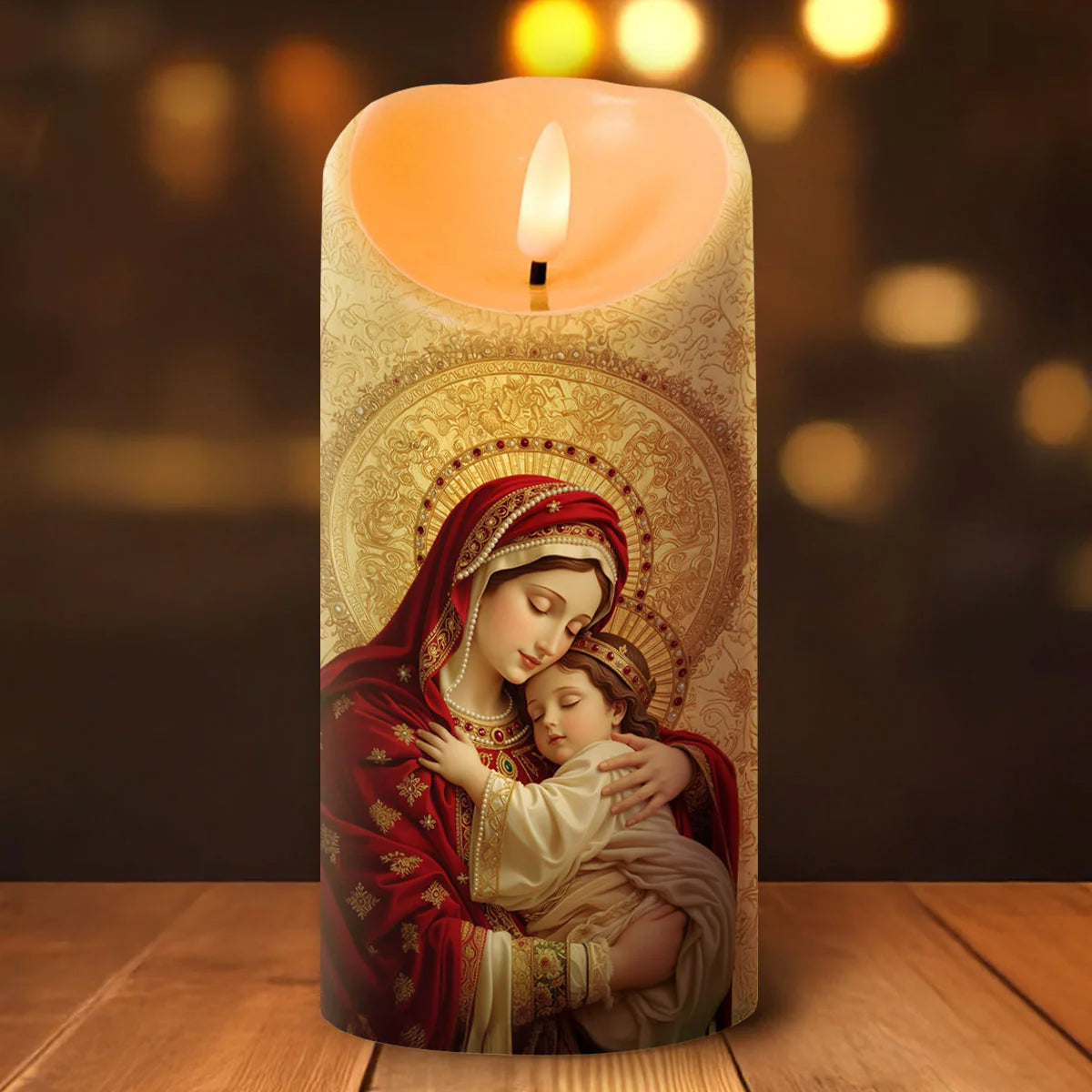 Mother of Tender Mercy - Flameless LED Candle