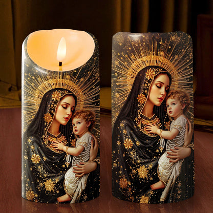 Golden Halo Lullaby - Flameless LED Candle