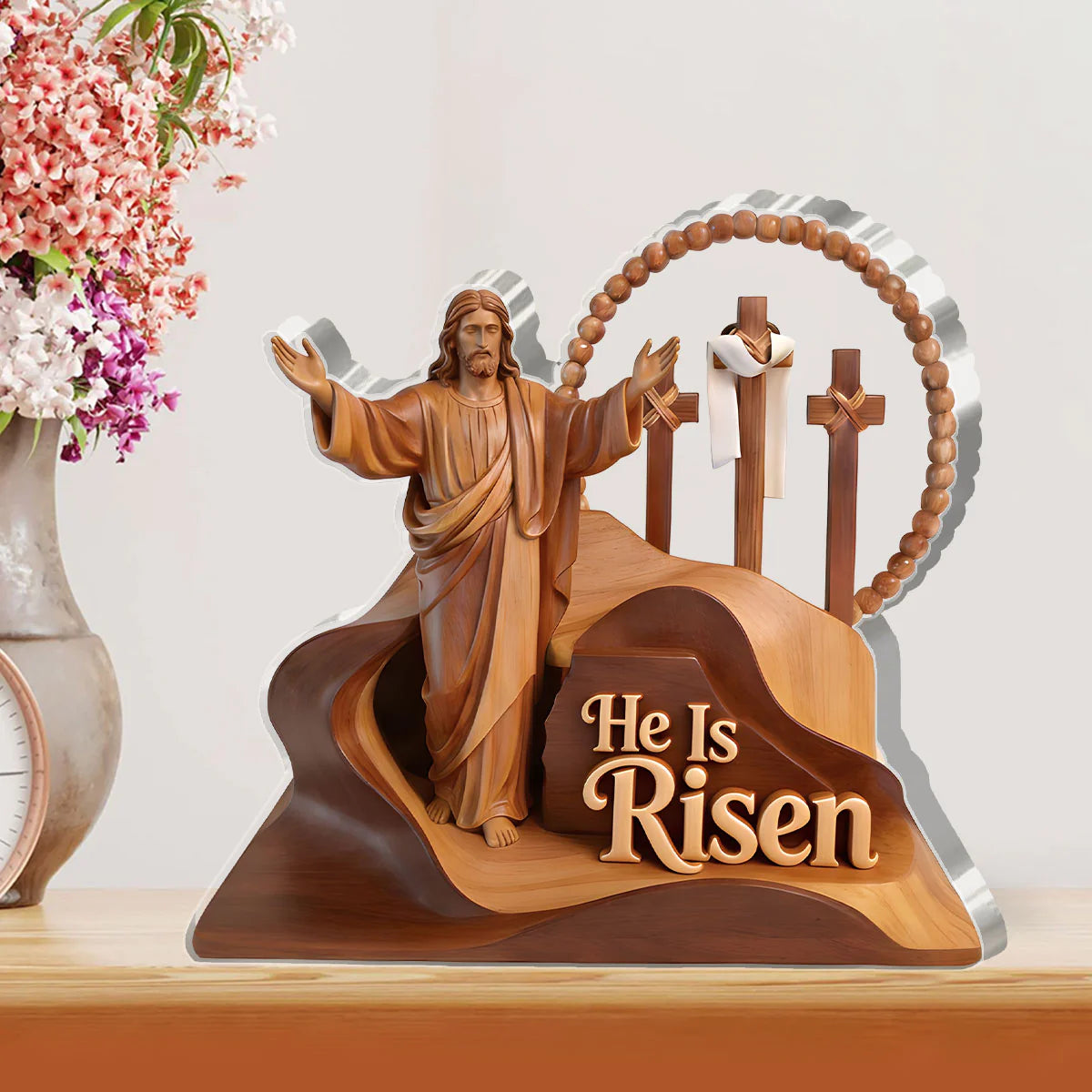 The Risen Savior | Custom Shaped Acrylic Plaque