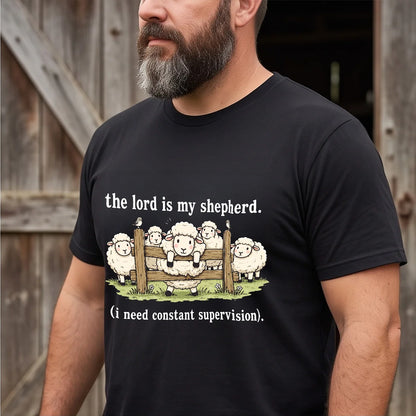The Lord Is My Shepherd, Gift For Loved One | Personalized 2D Unisex T-shirt