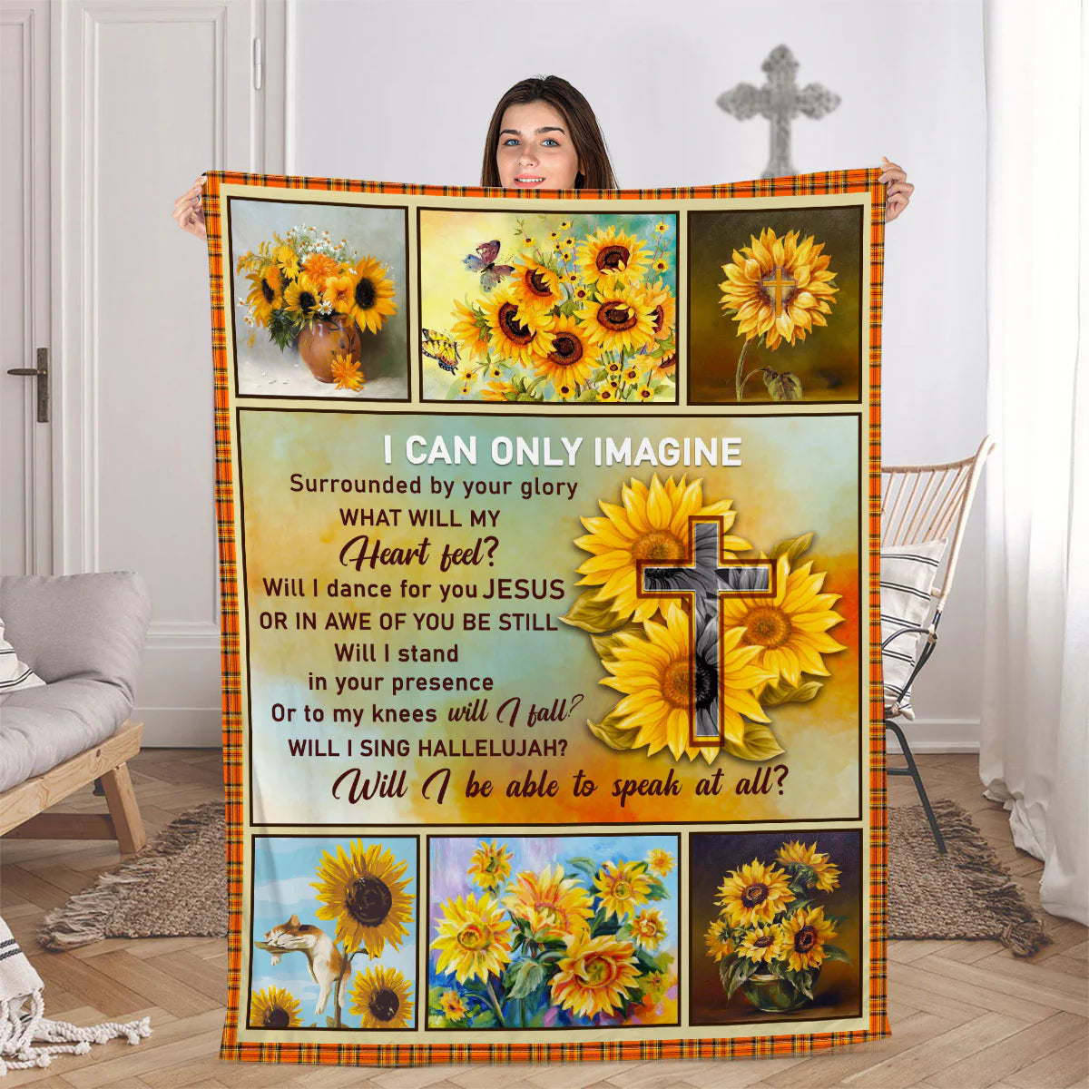 Beautiful Sunflower Fleece Blanket - I Can Only Imagine