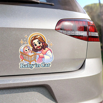 Baby In Car 4 - Sticker