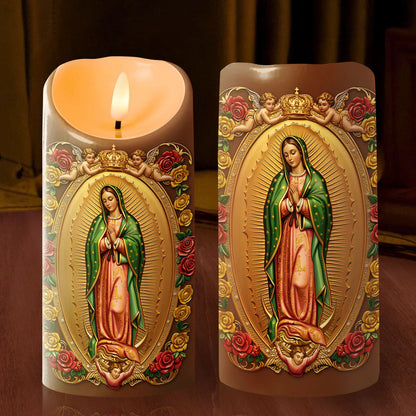 Our Lady Of Guadalupe - Flameless LED Candle